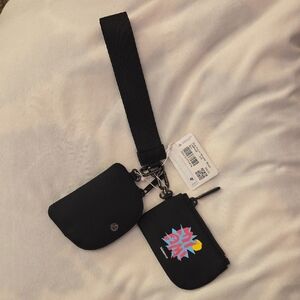 Lululemon Black Miami Graphic Pouches Dual Pouches